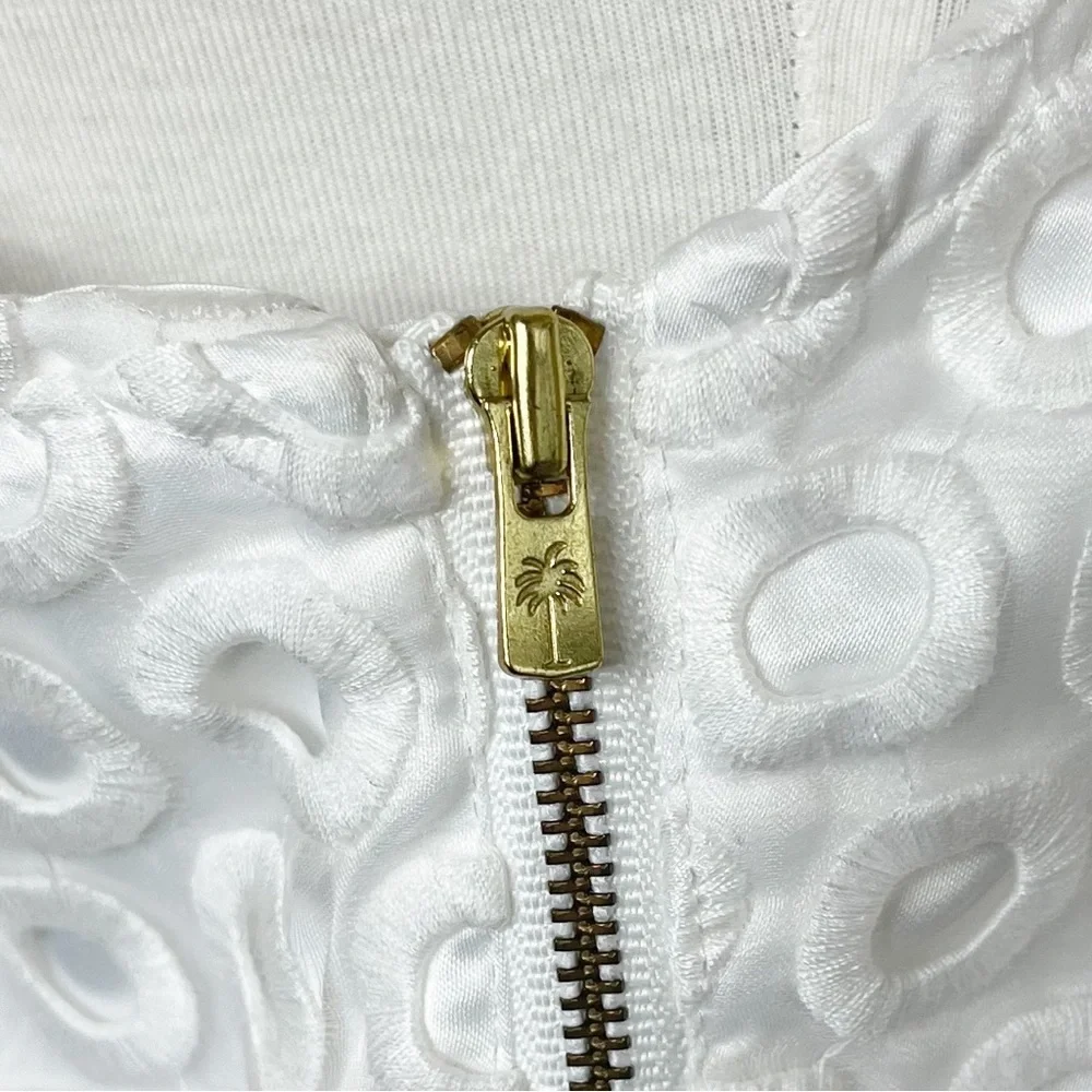 Lilly Pulitzer Davids Dress in Resort White One‎ Shoulder